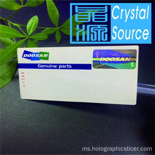 Sticker Hologram Custom Dot Matrix 3d